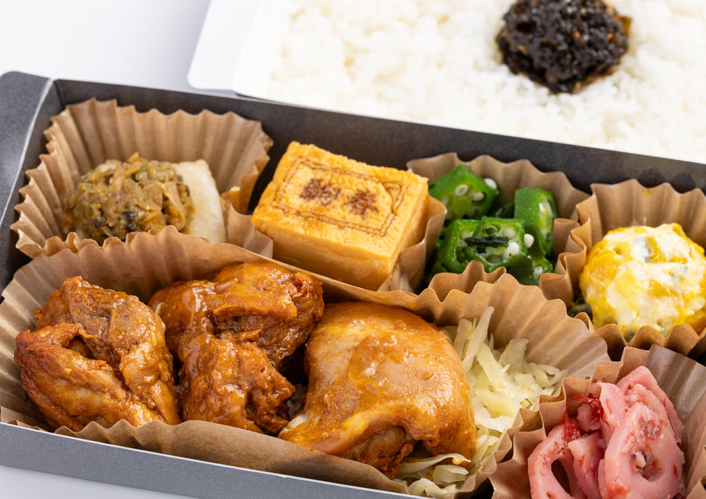 二段折箱弁当 タンドリーチキン