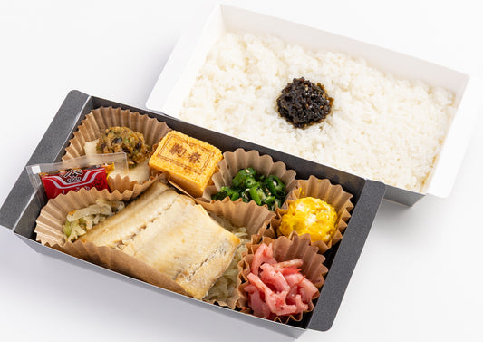 二段折箱弁当 トロほっけの塩焼き