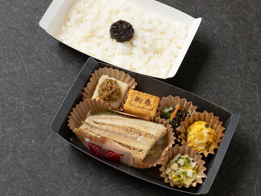 二段折箱弁当 トロほっけの塩焼き