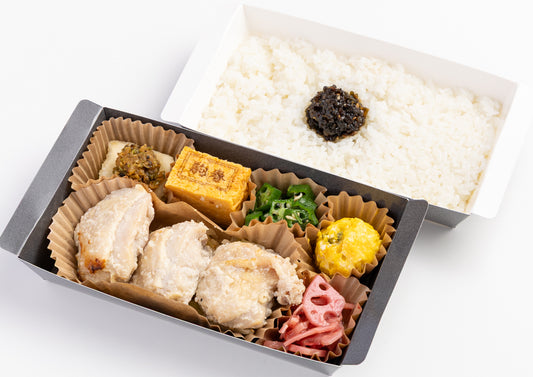 二段折箱弁当 とりの塩麹焼き